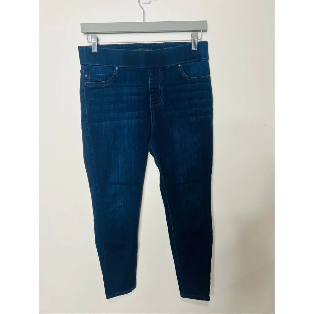 Liverpool Stretch Pull-on Jeggings Sz 8/29 Petite Dunmore Dark